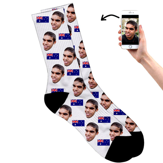 Australian Face Socks